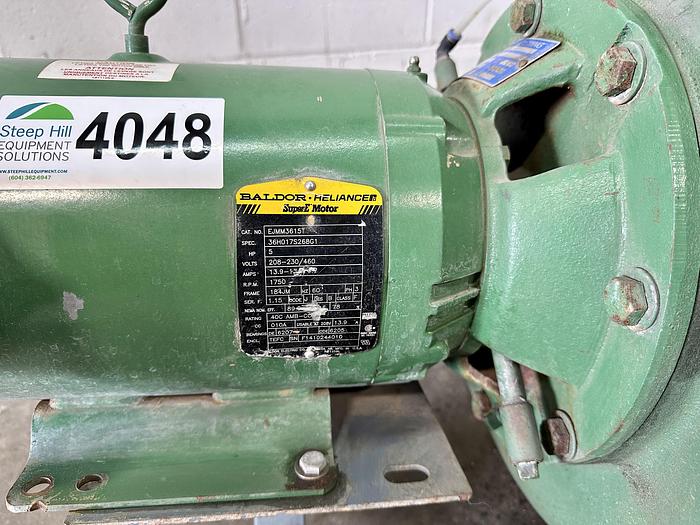 Used CRANE Deming End-Suction Centrifugal Pump