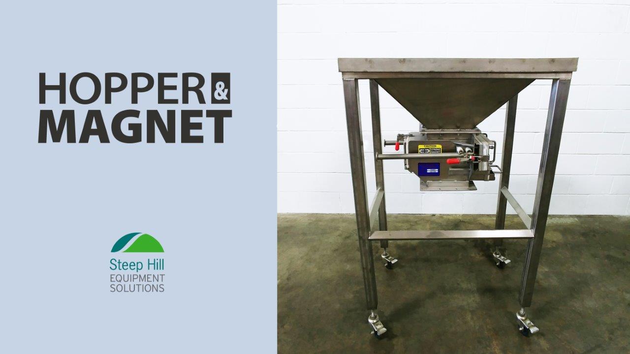 Used Hopper With Puritan EZ-Clean Drawer Magnet