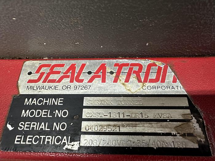 Used Seal-A-Tron Shrink Tunnel