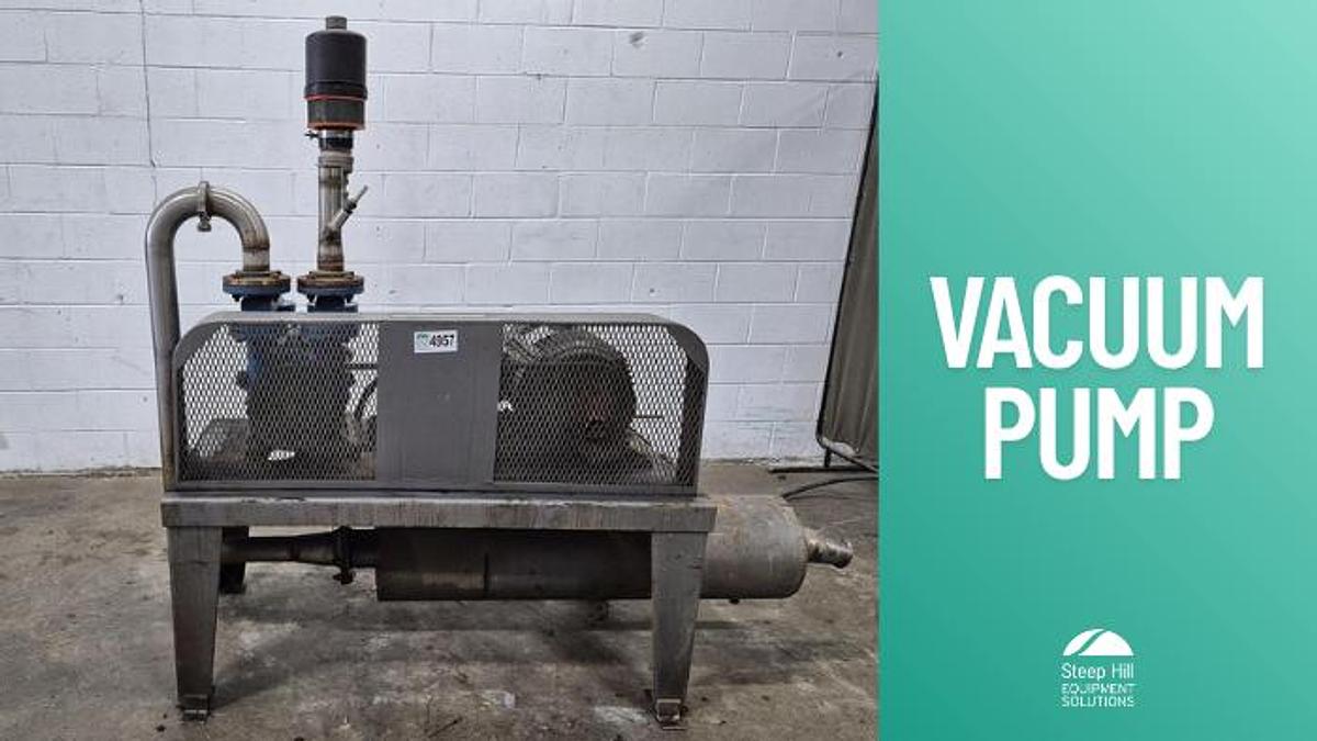 Used Premier Fluid Systems Liquid Ring Vacuum Pump