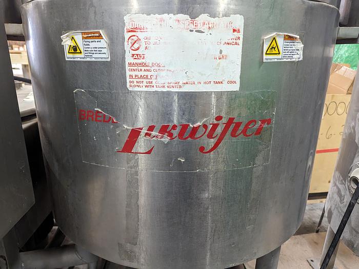 Used Breddo Likwifier Jacketed Mixer LORWWSS