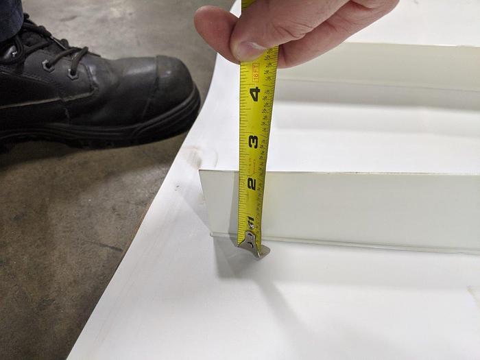 Used 18' Cleated Conveyor Belt