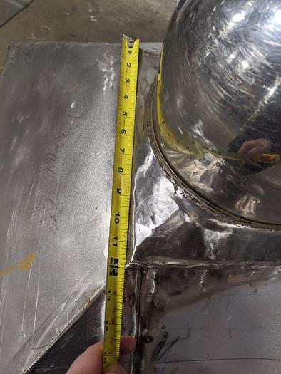 Used 200 Gallon SS Square Hopper