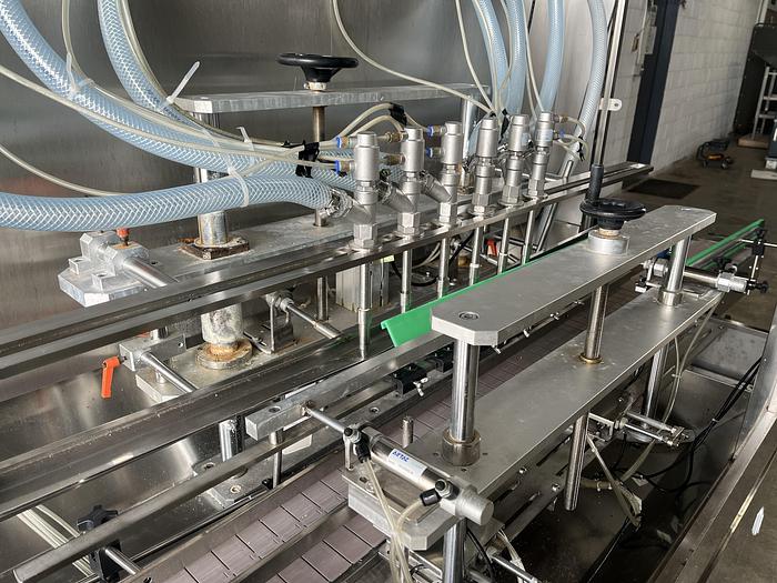 Used 6-Head Bottle Filler