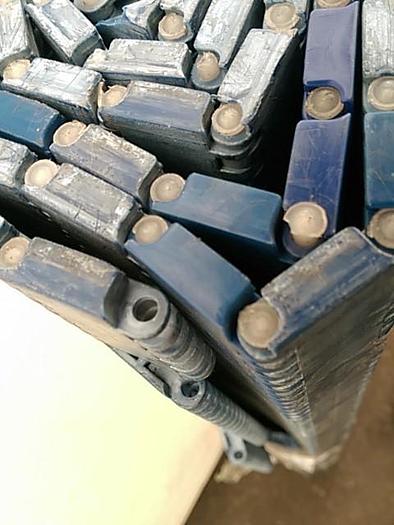Used Blue 42” Plastic Modular Conveyor Belt