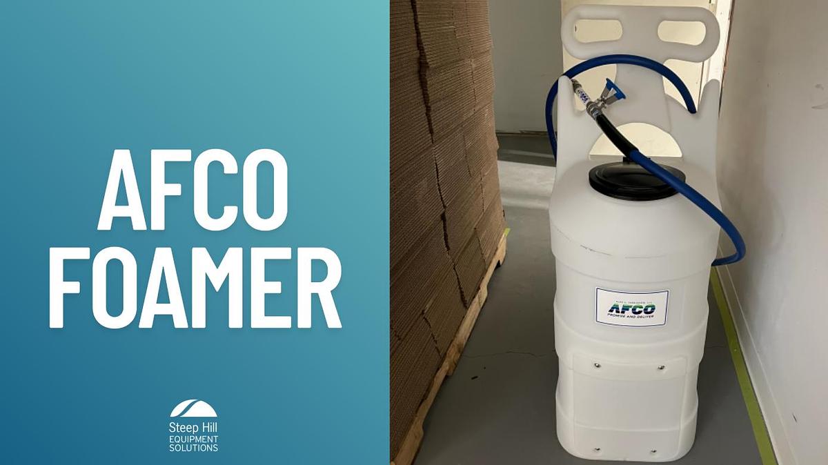 Used AFCO FoamIt Foamer