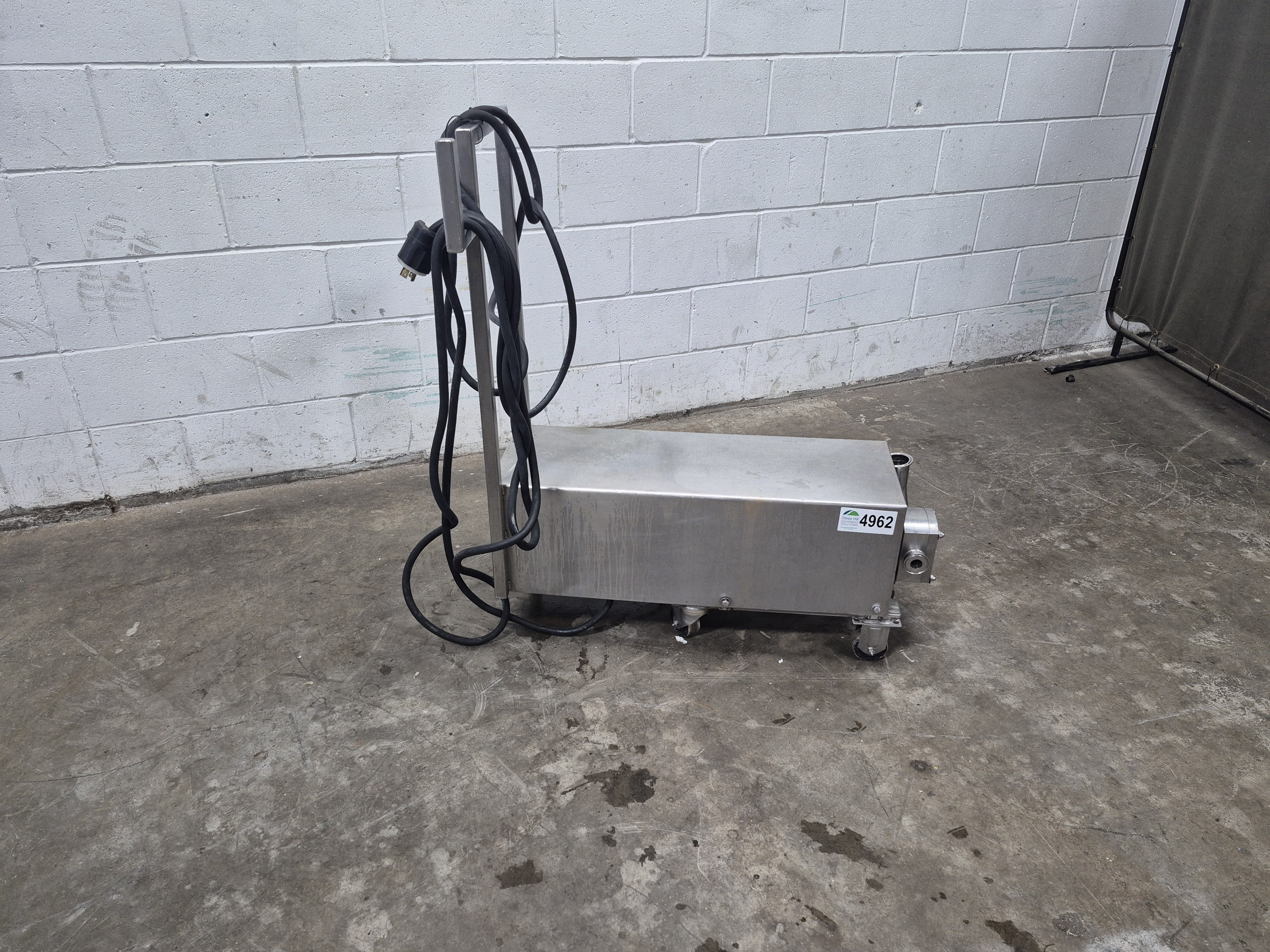 Used 1 HP SS PD Pump with Cart