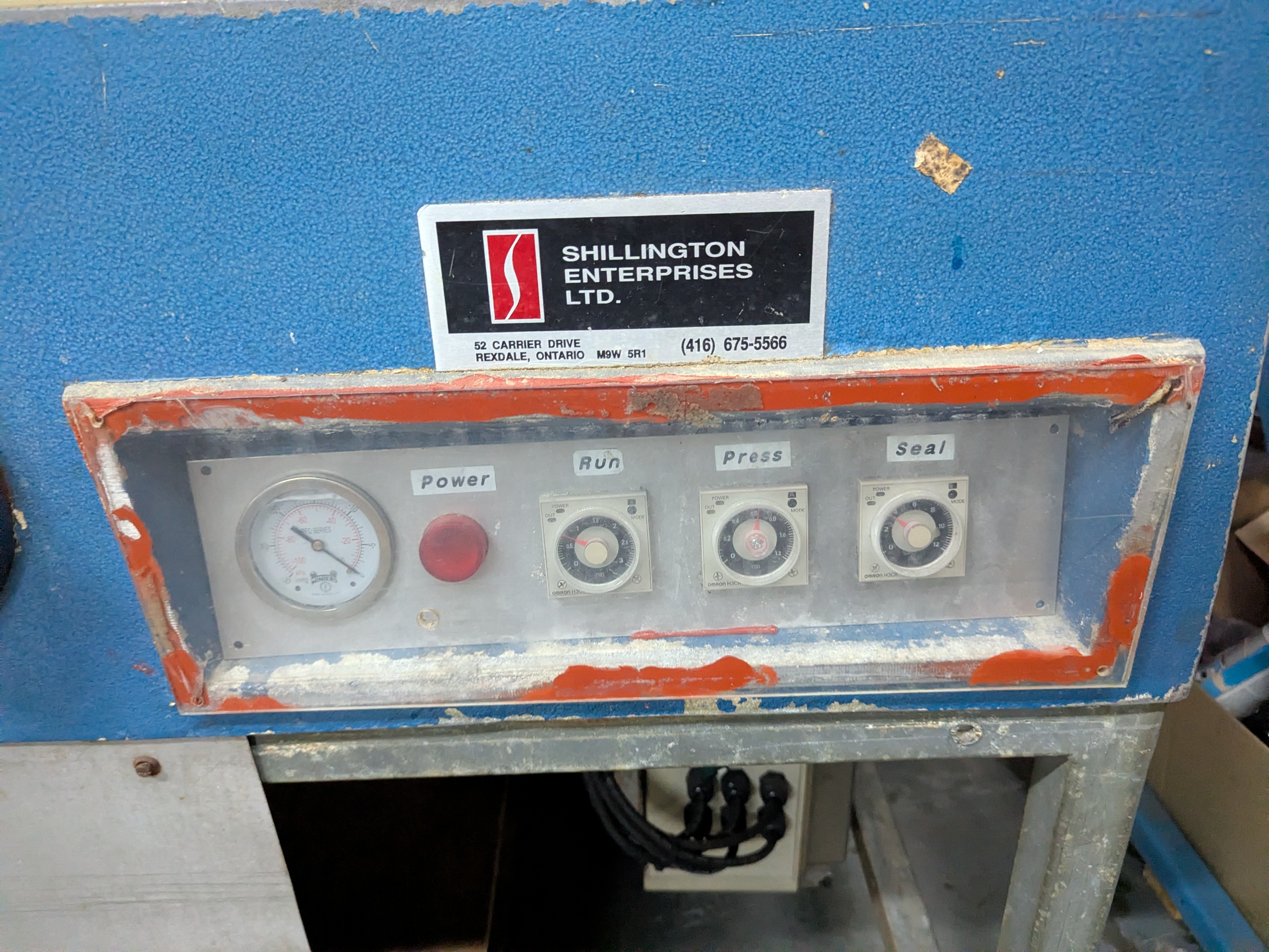 Used Shillington Double Chamber Vacuum Sealer