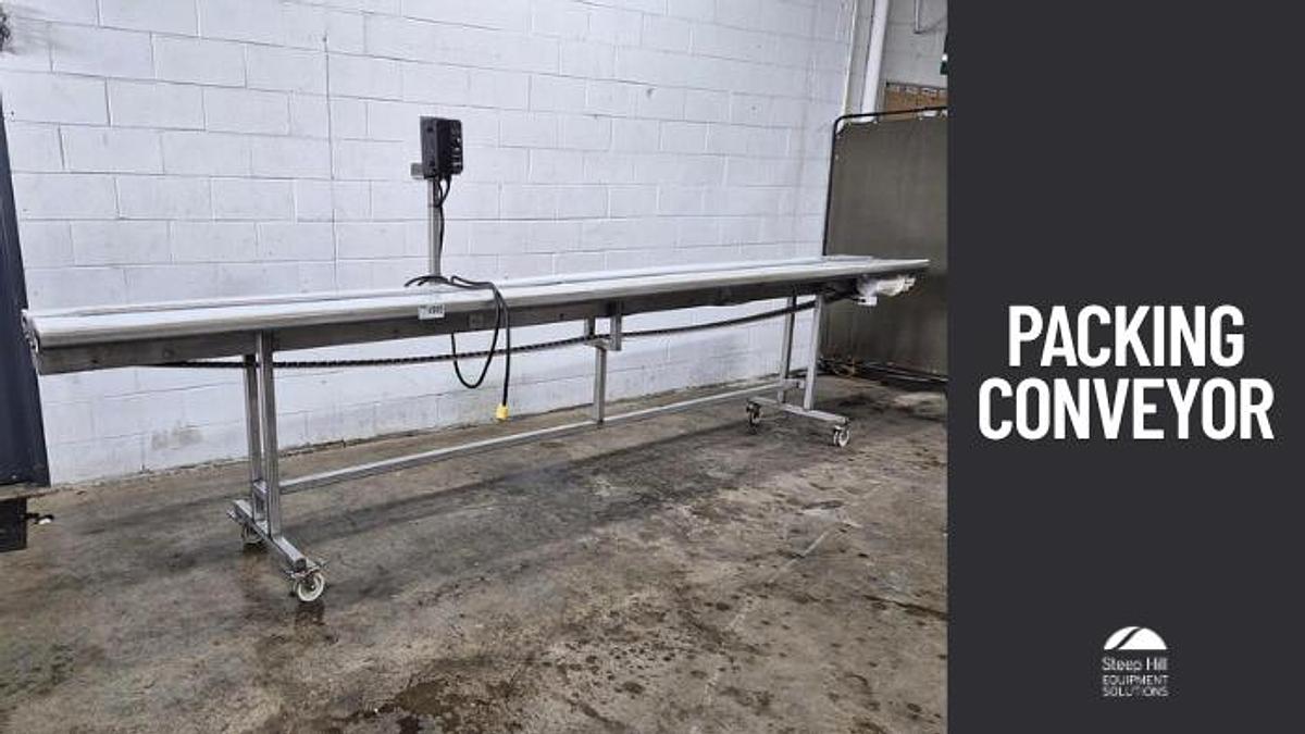 Used 15 Feet Packing Conveyor