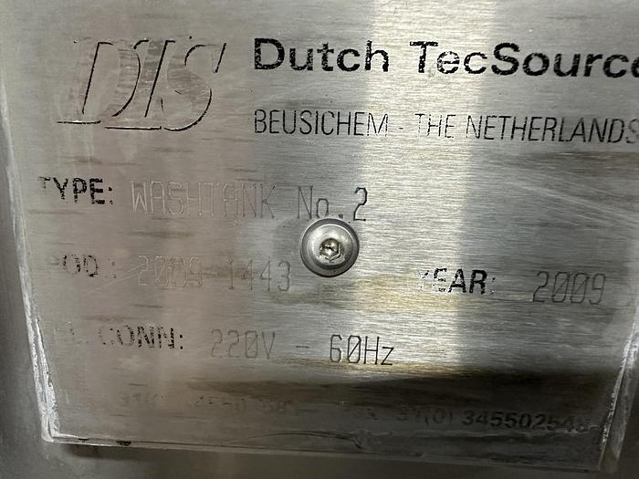 Used DTS Produce Corkscrew Wash Tank