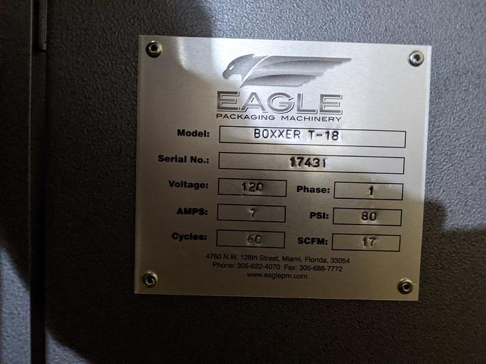 Used Eagle Boxxer T-18 Case Erector & Sealer