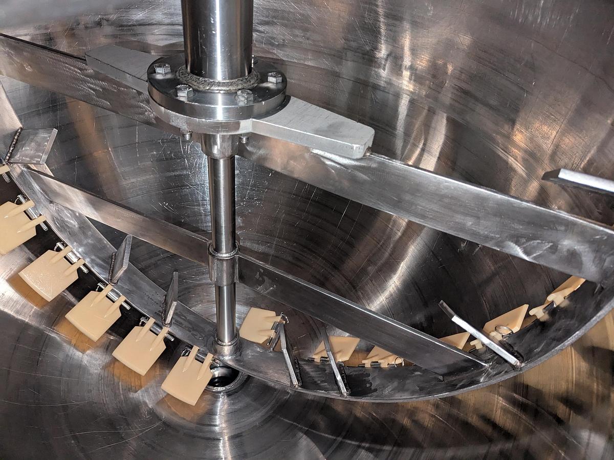 Used Lee 200 Gallon Kettle with Scrape Agitation