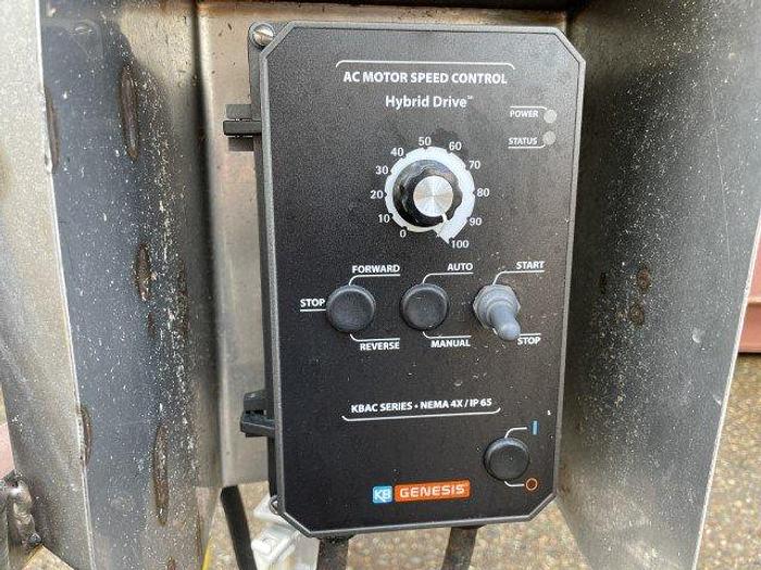 Used 15.5'L Flat Belt Conveyor