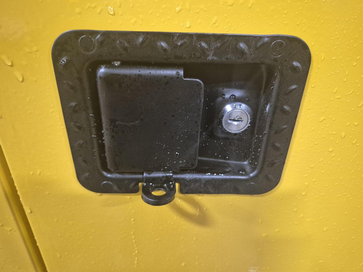 Used Global Industrial Flammable Liquid Storage Cabinet