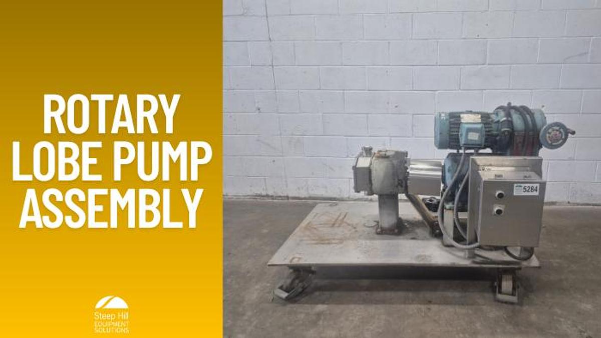 Used APV Crepaco 4R1 Rotary Lobe Pump Assembly