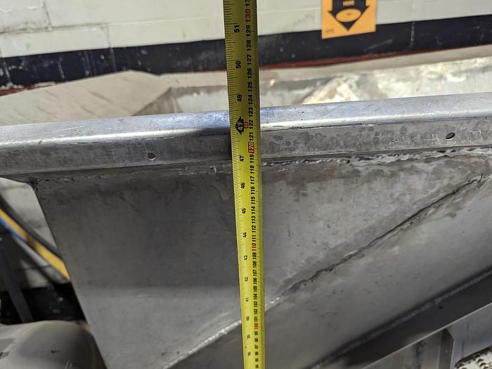 Used Incline Conveyor with Dump Station