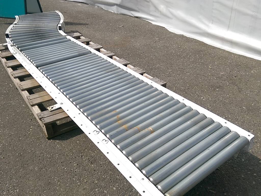 Used 135" long by 20" wide Roller Conveyor