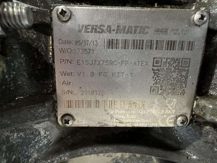 Used Versa-Matic Air Operated Diaphragm Pump