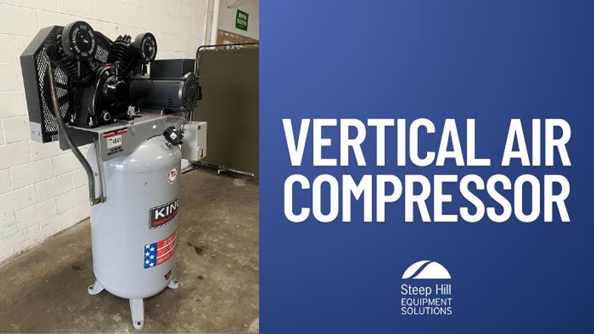 Used King 7.5hp Vertical Air Compressor