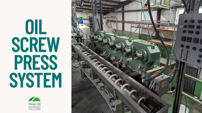 Used 8 Head Seed Oil Screw Press System