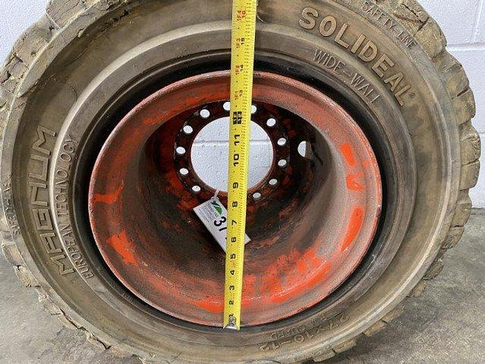Used Solideal Magnum 27x10-12 Forklift Tire