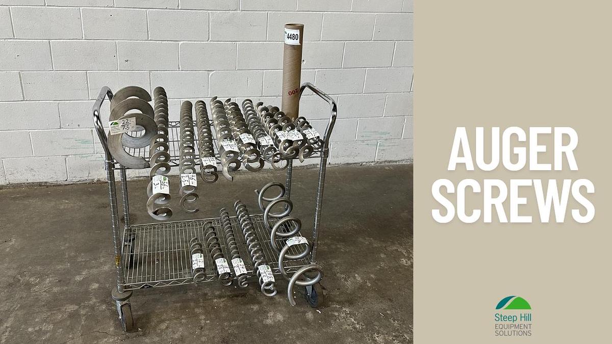 Used Lot of 15 Auger Screws
