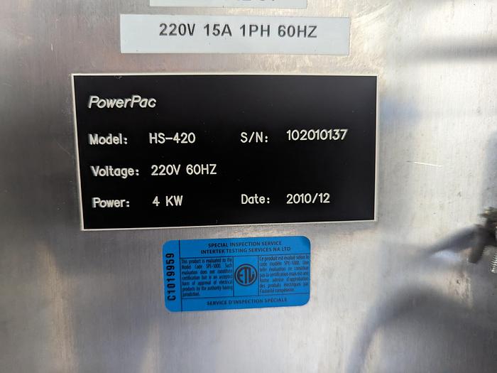 Used PowerPac HS-420 VFFS Bagger