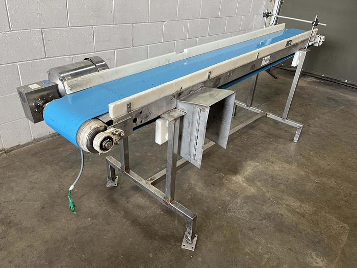 Used 8'L Inclined Packing Conveyor