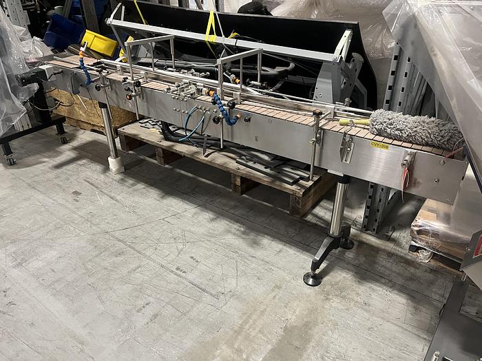 Used 10' Bottle Conveyor for Capper