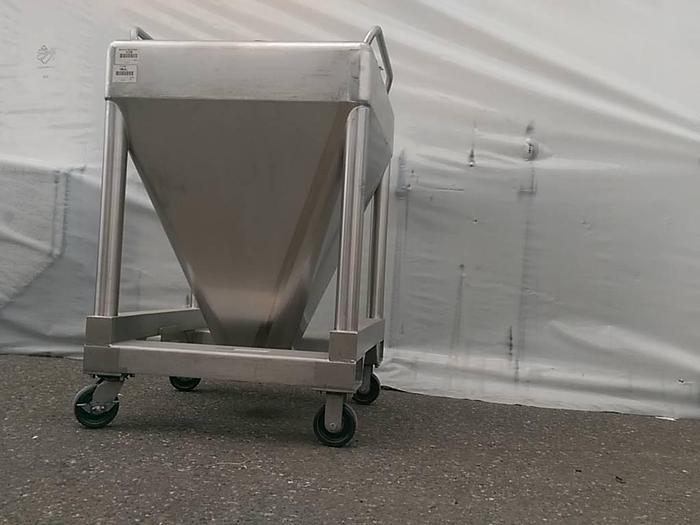 Used 75 Gallon SS Pharmaceutical IBC Bin