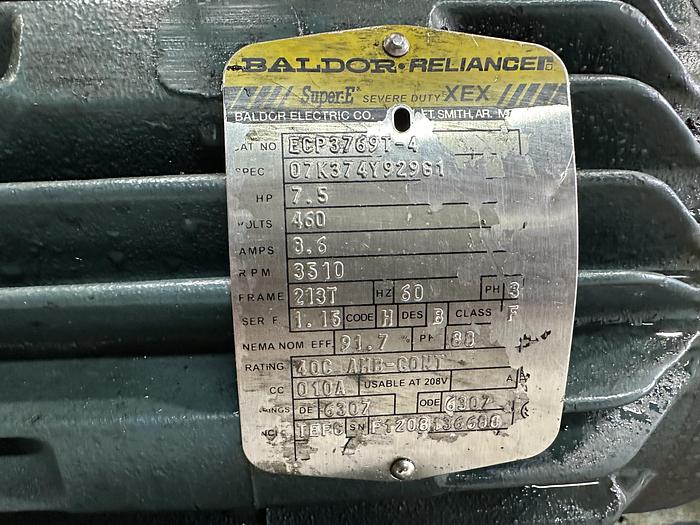 Used Blackmer Centrifugal Pump 7.5HP