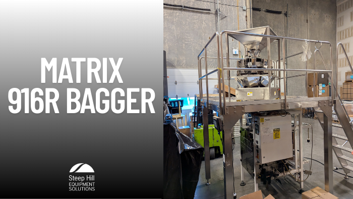 Used Matrix 916R Bagger with Platform and 10 Head Scale