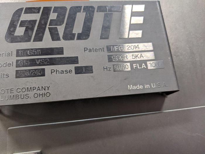 Used Grote 613 Multi-Slicer