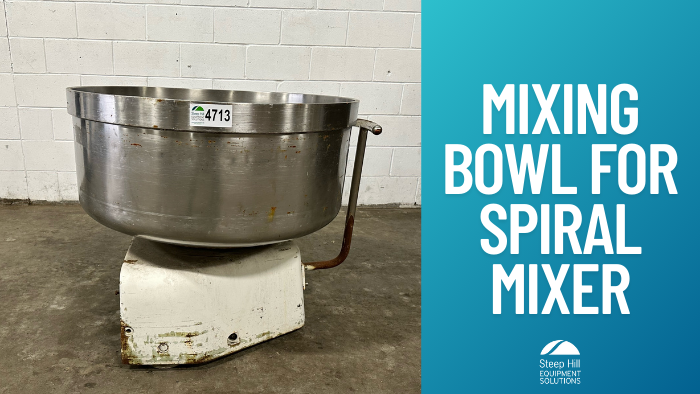 Used Esmach SS Mixing Bowl for Spiral Mixer