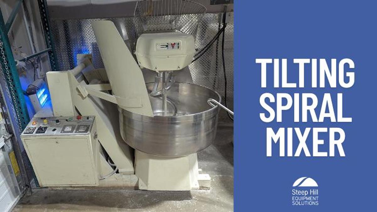Used Esmach ISE 160FR Tilting Spiral Mixer
