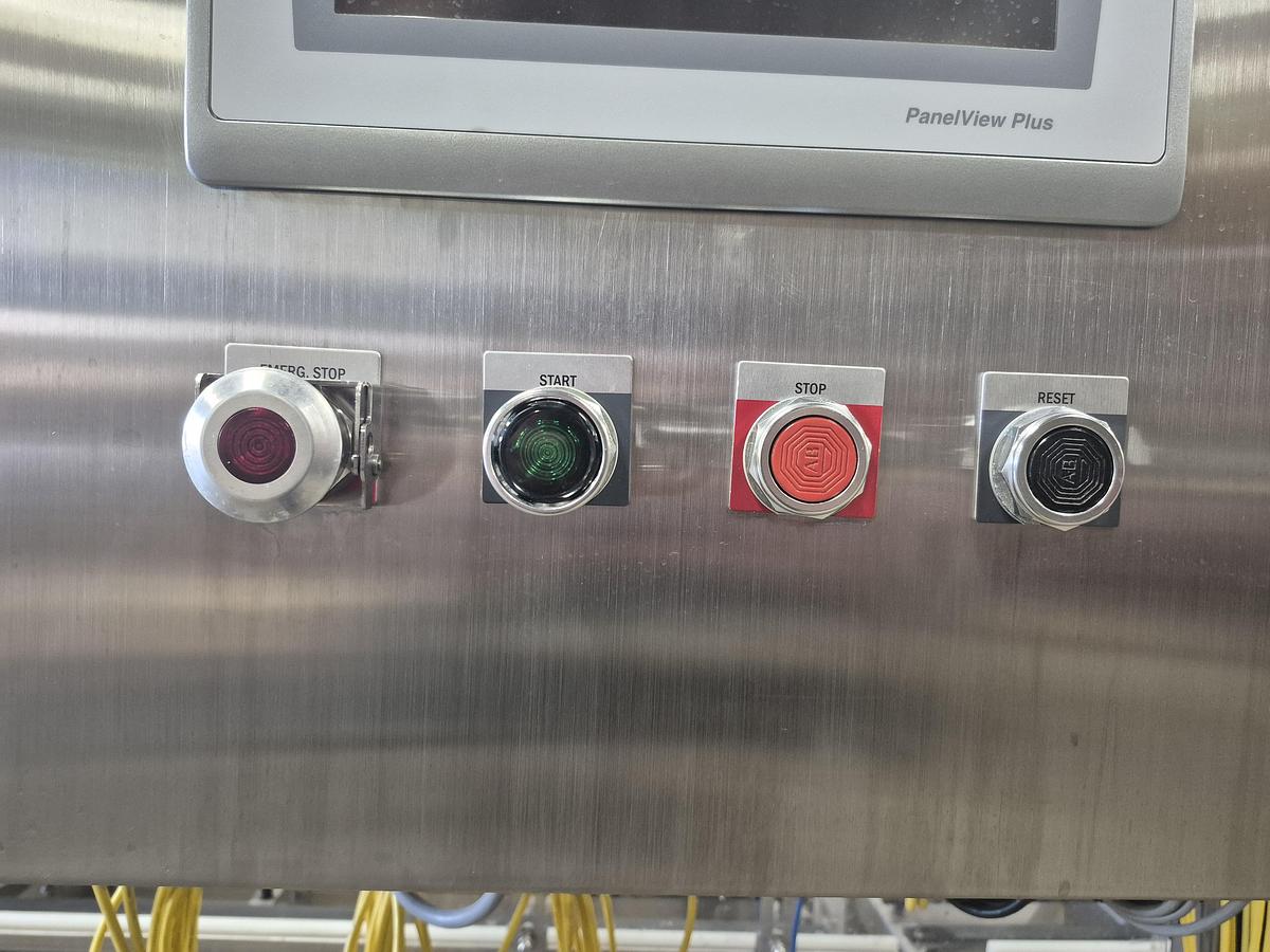 Used Pacific Inline Flow Meter Liquid Filling Machine