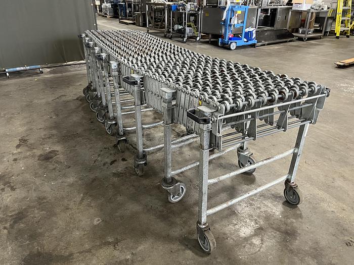Used NestaFlex 376 Flexible Gravity Conveyor