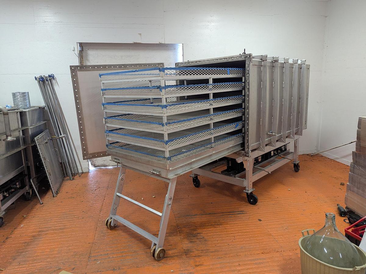 Used Custom Autoclave with Roll-Out Rack