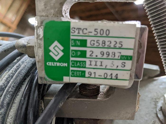 Used 300 Gallon Aluminium Hopper With Load Cells