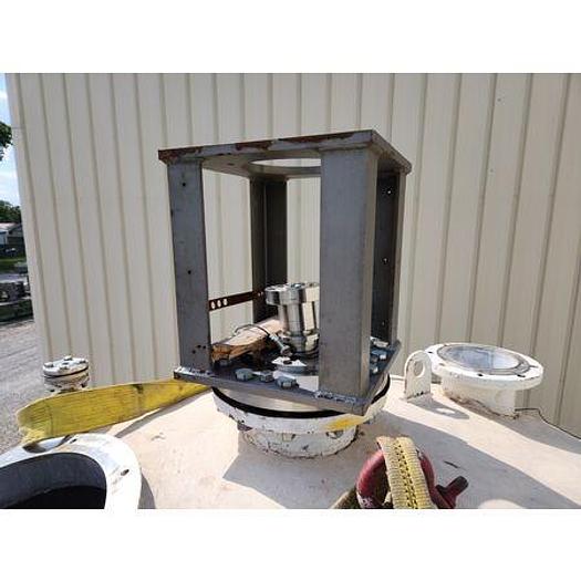 Used Dimple Jacketed Reactor Tank with Agitation