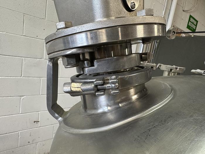 Used Stainless Steel Tank w/ Sharpe Mixer