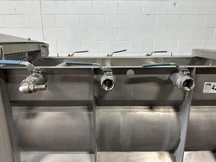 Used DTS Produce Corkscrew Wash Tank