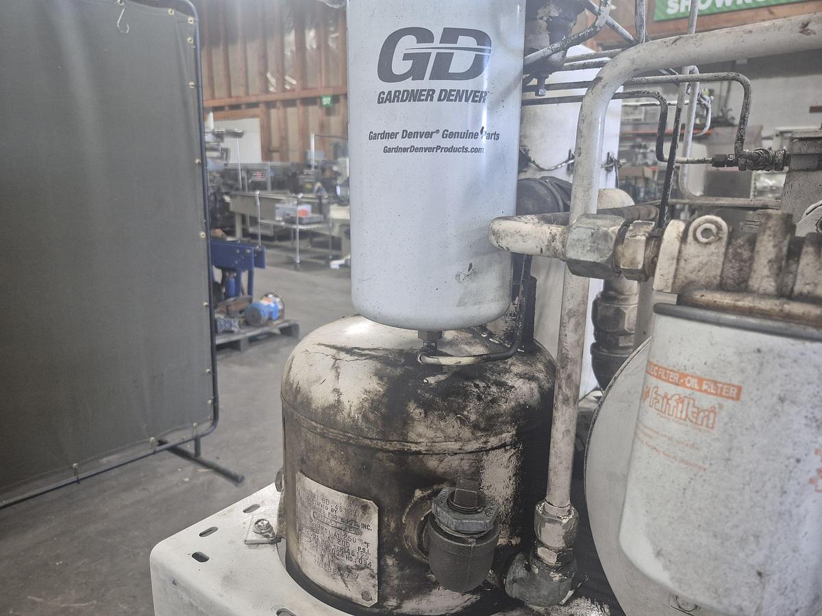 Used Gardner Denver Electra-Saver II Rotary Screw Air Compressor