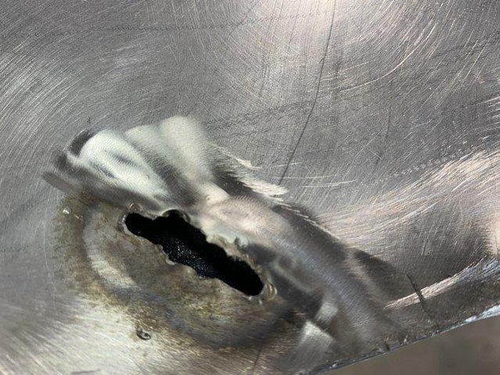 Used Jacketed Half-Cylinder Tank