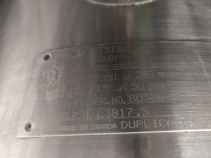 Used SteamCan GLT-30 Jacketed Steam Kettle