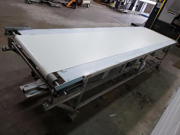 Used 13½'L x 30"W Belt Conveyor