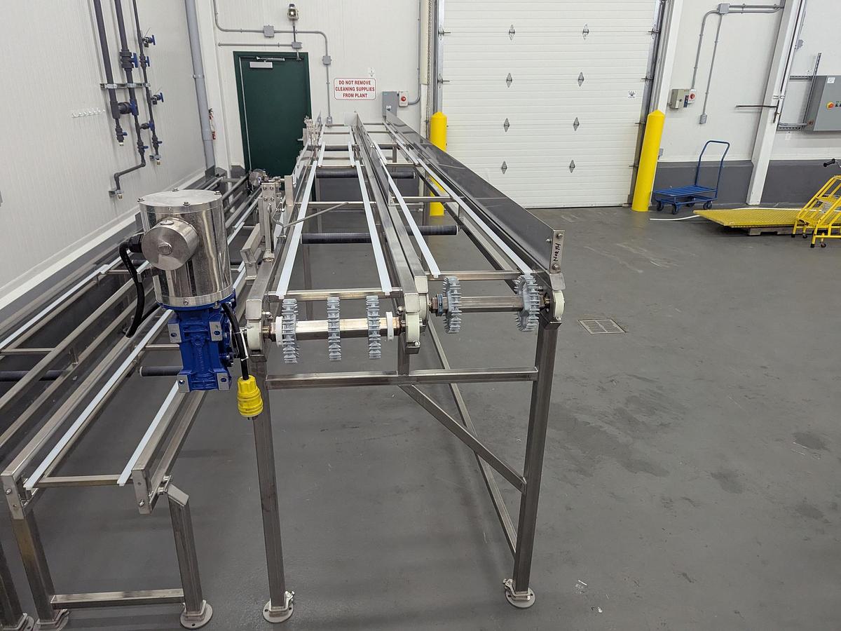 Used Apple Infeed Conveyor System