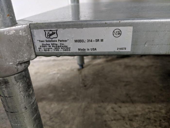 Used Duke 8' Stainless Steel Table