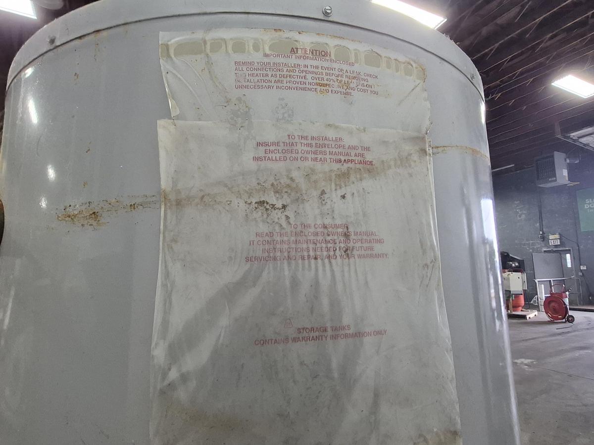 Used A.O. Smith Jacketed Vertical Commercial Storage Tank