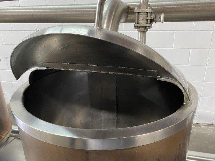 Used Copper-Clad Steam-Fired Brewing Kettles